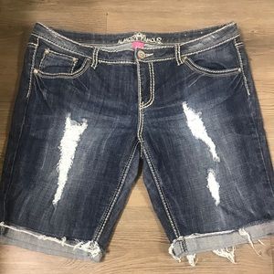 Woman’s size 17 Almost Famous Bermuda Shorts